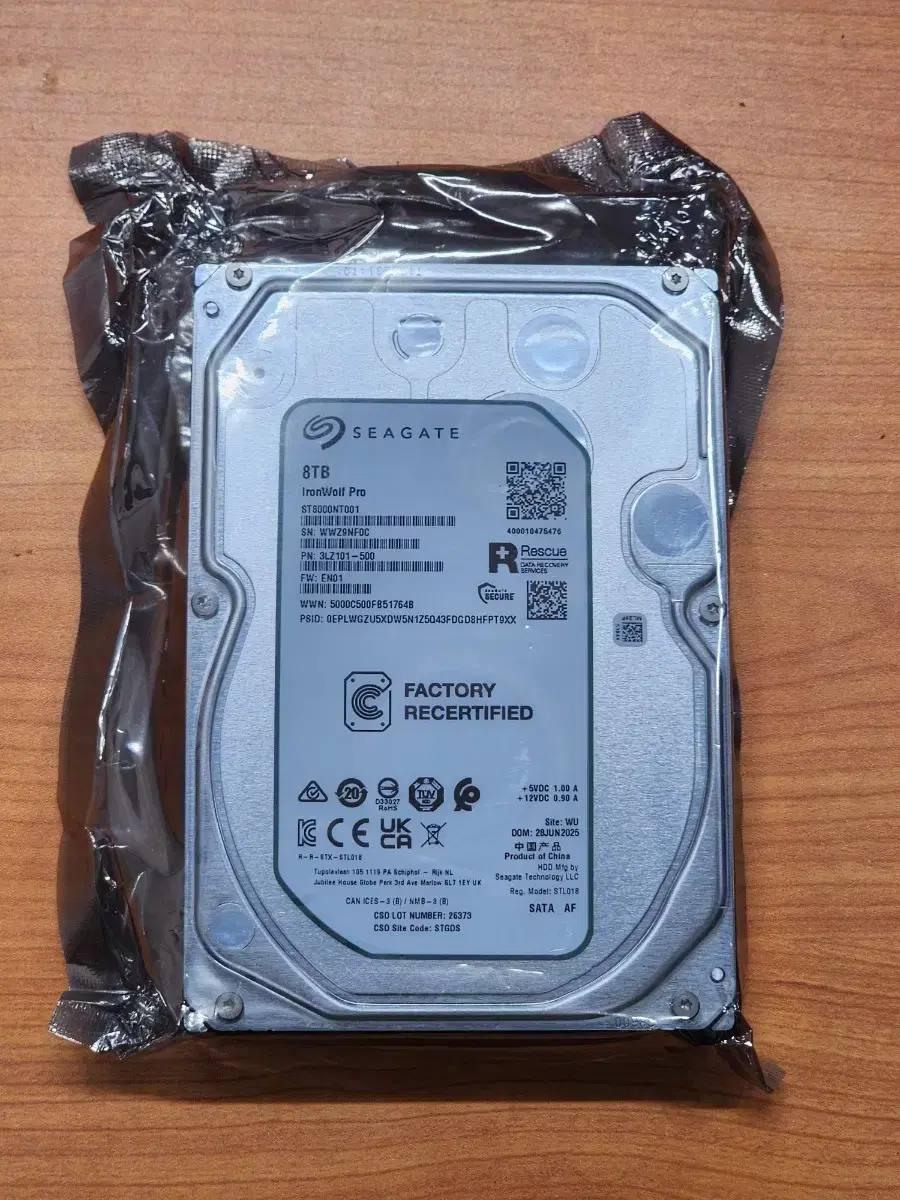 Seagate 씨게이트 IronWolf Pro 8TB HDD 미개봉 | 브랜드 중고거래